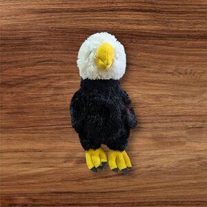Dollywood Eagle‎ Plush Toy 12" Black  Yellow Soft Stuffed Animal  2016 Wishpets